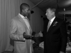 Raja Bell and Jerry Colangelo