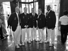 JIm Boeheim, Mike D'Antoni, Jerry Colangelo, Coach K and Nat McMillian - 2008 Olympic Coaching staff (Beijing)